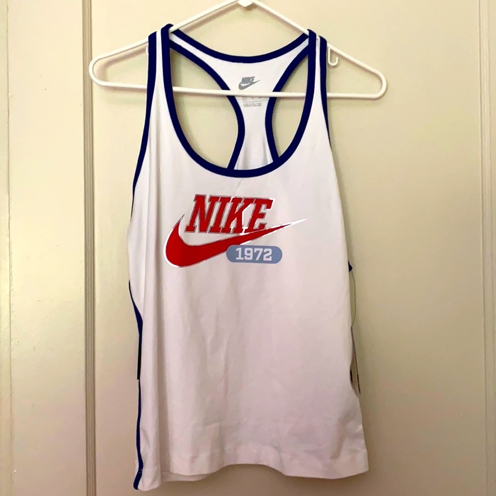 NWT Nike white tank top
 size: XL